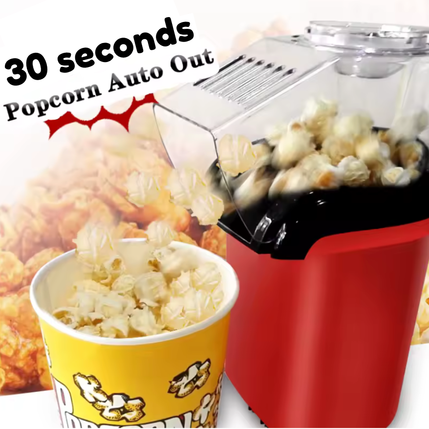 Popcorn machine ready in 30 sec